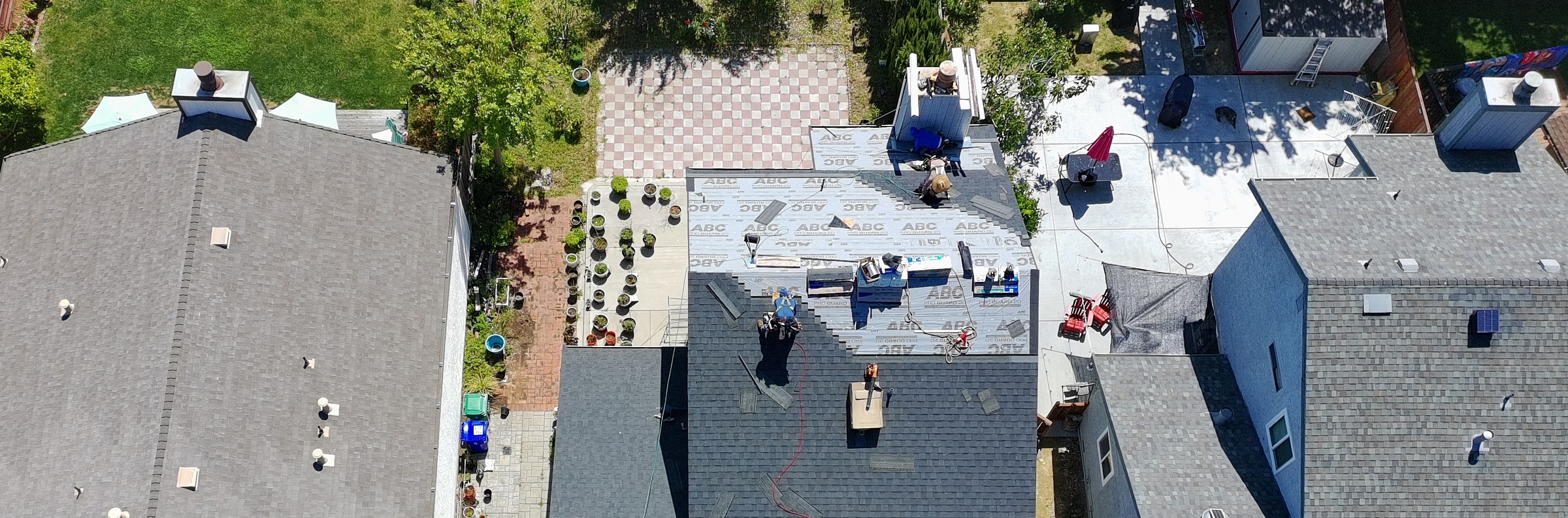 Bay Area residential roof replacement by Affordable Roofing Systems